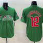 Philadelphia Phillies #12 Kyle Schwarber Green Phanatic Limited Stitched Baseball Jersey