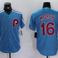 Philadelphia Phillies #16 Brandon Marsh Blue Cool Base Stitched Baseball Jersey