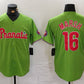 Philadelphia Phillies #16 Brandon Marsh Green With Patch Stitched Cool Base Baseball Jersey