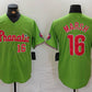 Philadelphia Phillies #16 Brandon Marsh Number Green With Patch Stitched Cool Base Baseball Jersey