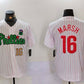 Philadelphia Phillies #16 Brandon Marsh White Green Cool Base Stitched Baseball Jersey