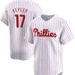 Philadelphia Phillies #17 Max Kepler White 2024 Home Limited Stitched Baseball Jersey