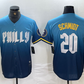 Philadelphia Phillies #20 Mike Schmidt Blue 2024 City Cool Base Baseball Jersey