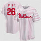 Philadelphia Phillies #26 Chase Utley White 2026 Cool Base Stitched Baseball Jersey