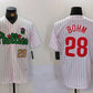 Philadelphia Phillies #28 Alec Bohm White Green Cool Base Stitched Baseball Jerseys