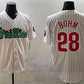 Philadelphia Phillies #28 Alec Bohm White Phanatic Cool Base Stitched Baseball Jerseys