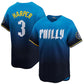 Philadelphia Phillies #3 Bryce Harper Blue 2024 City Connect Limited Stitched Jersey Baseball Jersey