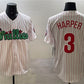 Philadelphia Phillies #3 Bryce Harper White Phanatic Cool Base Stitched Baseball Jersey