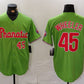 Philadelphia Phillies #45 Zack Wheeler Number Green With Patch Stitched Cool Base Baseball Jersey