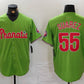 Philadelphia Phillies #55 Ranger Suarez Green With Patch Stitched Cool Base Baseball Jersey