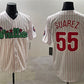 Philadelphia Phillies #55 Ranger Suárez White Phanatic Cool Base Stitched Baseball Jersey