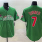 Philadelphia Phillies #7 Trea Turner Green Phanatic Limited Stitched Baseball Jersey