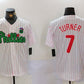 Philadelphia Phillies #7 Trea Turner White Green Cool Base Stitched Baseball Jersey