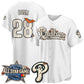 Philadelphia Phillies #28 Alec Bohm White Puhics Halloween 2026 Vapor Limited Stitched Jersey