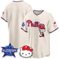 Philadelphia Phillies Cream Puhics Meow KT Vapor Limited V2 Stitched Jersey