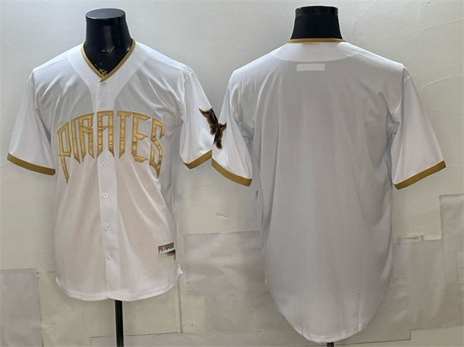 Pittsburgh Pirates Blank White 2026 City Connect Stadium Stitched Baseball Jersey