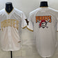 Pittsburgh Pirates Team Big Logo White 2026 City Connect Stadium Stitched Baseball Jersey