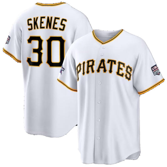 Pittsburgh Pirates #30 Paul Skenes 2026 All-Star Game White Replica Baseball Jersey