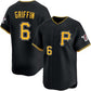 Pittsburgh Pirates #6 Konnor Griffin Black Alt Limited Baseball Jersey