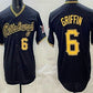 Pittsburgh Pirates #6 Konnor Griffin Black Alternate Limited Stitched Baseball Jersey