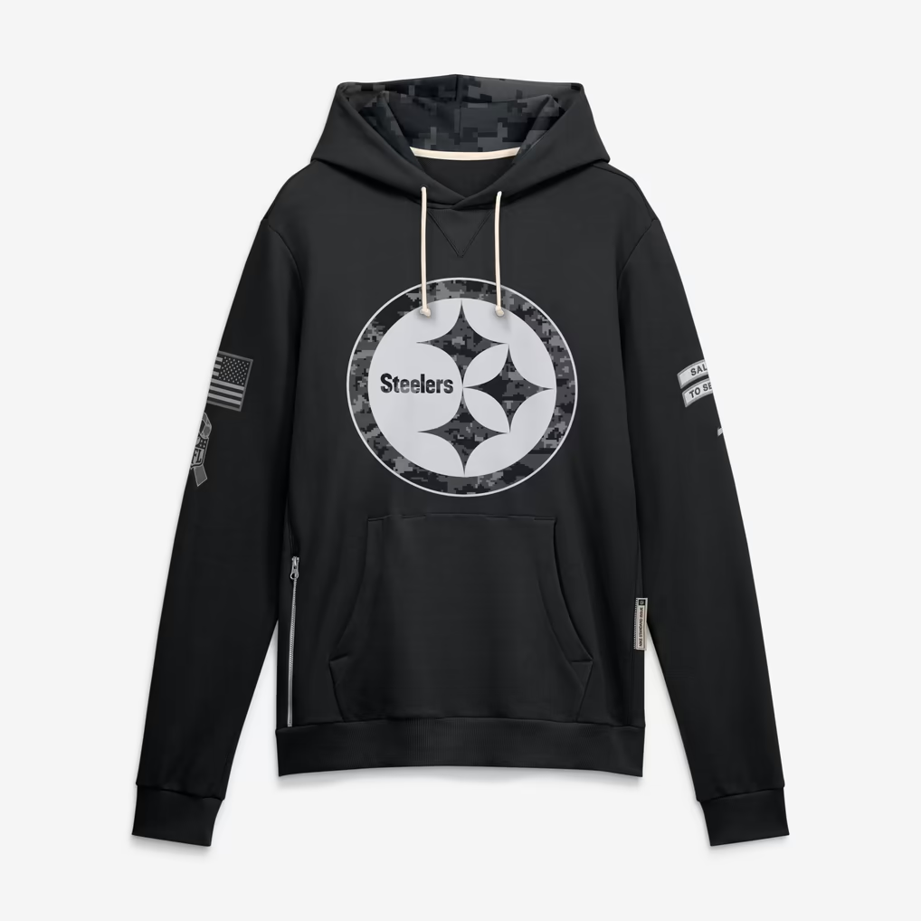 P.Steelers 2026 Salute To Service Club Pullover Hoodie Cheap sale Birthday and Christmas gifts Stitched American Football Jersey