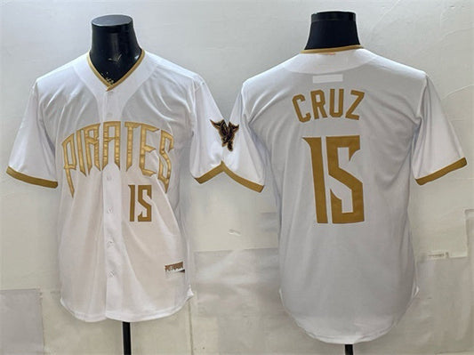Pittsburgh Pirates #15 Oswin Appollis White 2026 City Connect Stadium Stitched Baseball Jersey