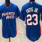 Puerto Rico Baseball #23 Fernando Tatis Jr Blue 2026 World Baseball Classic Cool Base Stitched Baseball Jersey