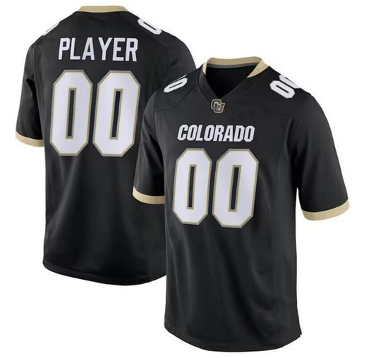 Custom C.Buffaloes Original Retro Brand NIL Football Player Jersey – Black Stitched American College Jerseys