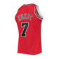#7 Toni Kukoc C.Bulls Mitchell & Ness Hardwood Classics Swingman Jersey - Red