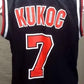 #7 Toni Kukoc C.Bulls Mitchell & Ness Hardwood Classics Swingman Jersey - Black