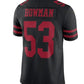 SF. 49ers #53 NaVorro Bowman Vapor  Limited Jersey - Scarlet Stitched American Football Jersey