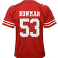 SF. 49ers #53 NaVorro Bowman Vapor Limited Jersey - Scarlet Stitched American Football Jersey