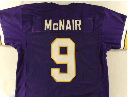 #9 Alcorn State  purple Stitched American Football Jersey College Jerseys