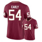F.State Seminoles #54 Early 2023 Pick-A-Player NIL Football Game Jersey - Garnet American College Jerseys
