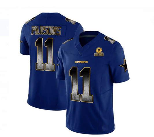 D.Cowboys #11 Micah Parsons Navy Jersey Stitched American Football Jerseys
