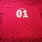 Bally's #01 We Live To Play red American Football Jerseys