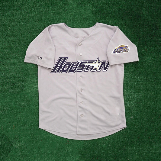 Houston Astros 1994 Grey Road Throwback 125th Anniv Baseball Jerseys