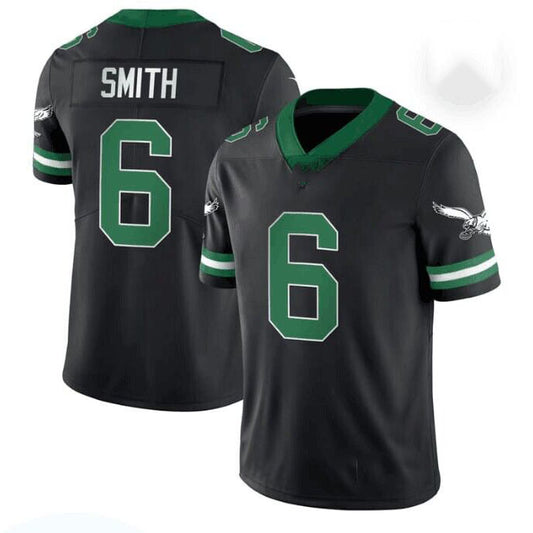 P.Eagles #6 DeVonta Smith Black Vapor Limited Jersey Stitched American Football Jerseys
