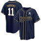 Cowboys #11 Micah Parsons Navy Texas Patch Stitched Baseball Jersey
