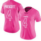 D.Cowboys #4 Dak Prescott Pink Game Jersey Stitched American Football Jerseys