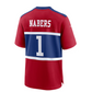 NY.Giants #1 Malik Nabers Alternate Game Jersey - Century Red Stitched American Football Jerseys