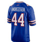 B.Bills #44 Joe Andreeson Royal Team Game Player Jersey American Stitched Football Jerseys