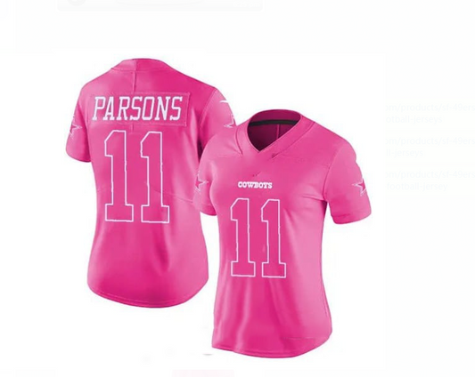D.Cowboys #11 Micah Parsons pink Alternate Game Jersey Stitched American Football Jerseys