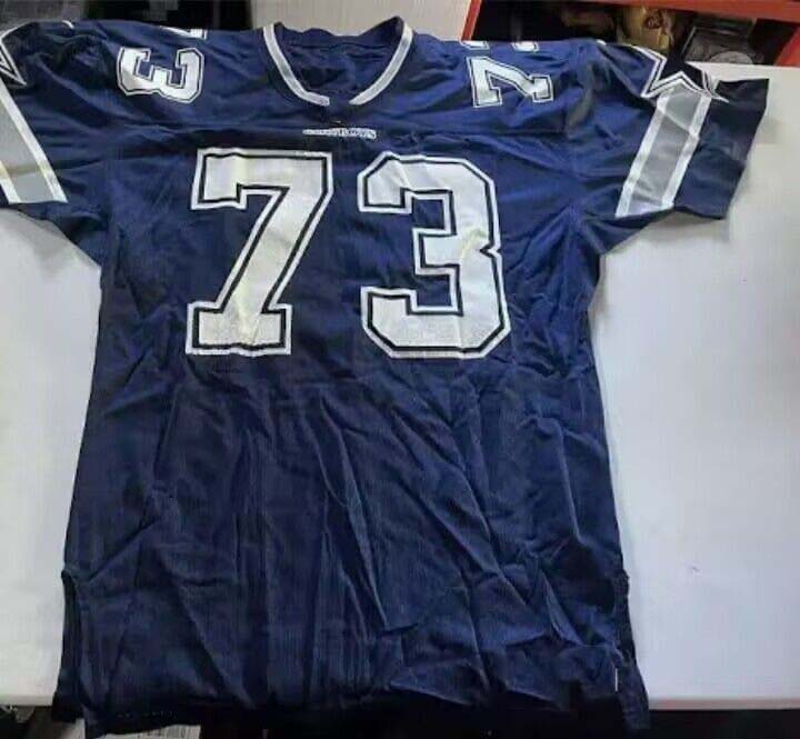 D.Cowboys #73 Larry Allen  Vintage Navy Stitched American Football Jerseys