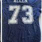D.Cowboys #73 Larry Allen  Vintage Navy Stitched American Football Jerseys