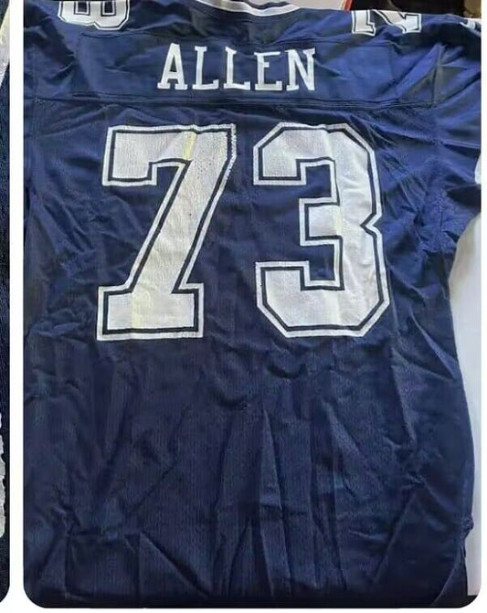 D.Cowboys #73 Larry Allen  Vintage Navy Stitched American Football Jerseys