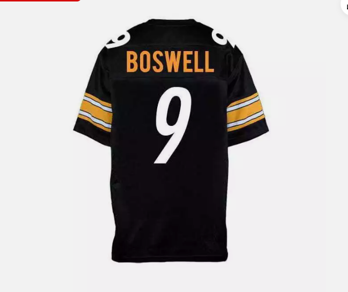P.Steelers  #9 Chris Boswell Game Jersey - Black