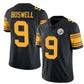 P.Steelers #9 Chris Boswell Black Vapor Untouchable Color Rush Limited Player Jersey Stitched American Football Jerseys