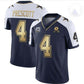 D.Cowboys #4 Dak Prescott Navy Team Gold C Patch Stitched American Football Jerseys