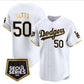 Los Angeles Dodgers #50 Mookie Betts 2024 World Tour Seoul Series Home Limited Player Jersey - White Stitches Baseball Jerseys